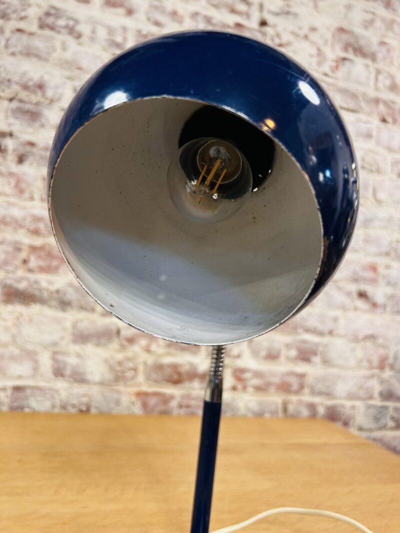 Dark blue vintage desk lamp - Image 4