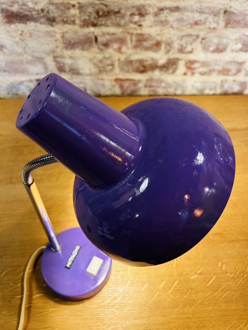 Hitachi vintage mauve desk lamp - Image 4