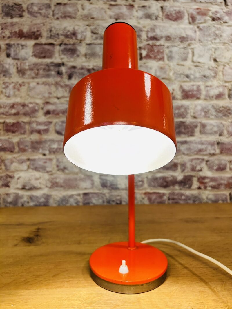 Vintage orange desk lamp - Image 2