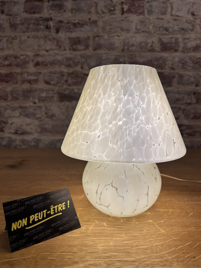 Lampe de chevet champignon en verre de Murano, Italie