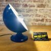 Vintage blue half-sphere lamp