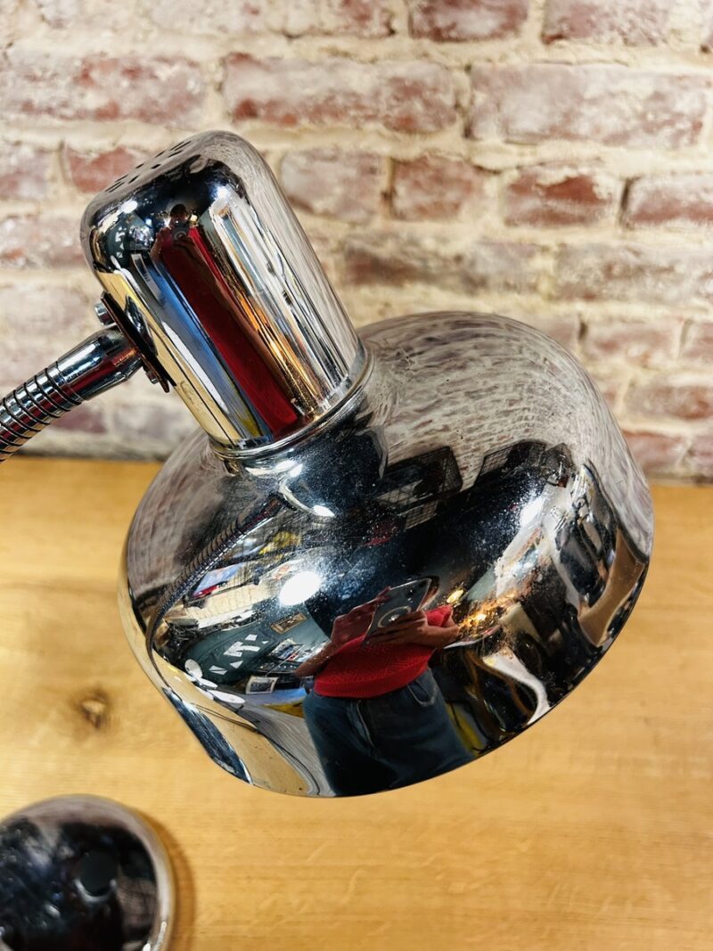 Large chrome desk lamp - Image 2