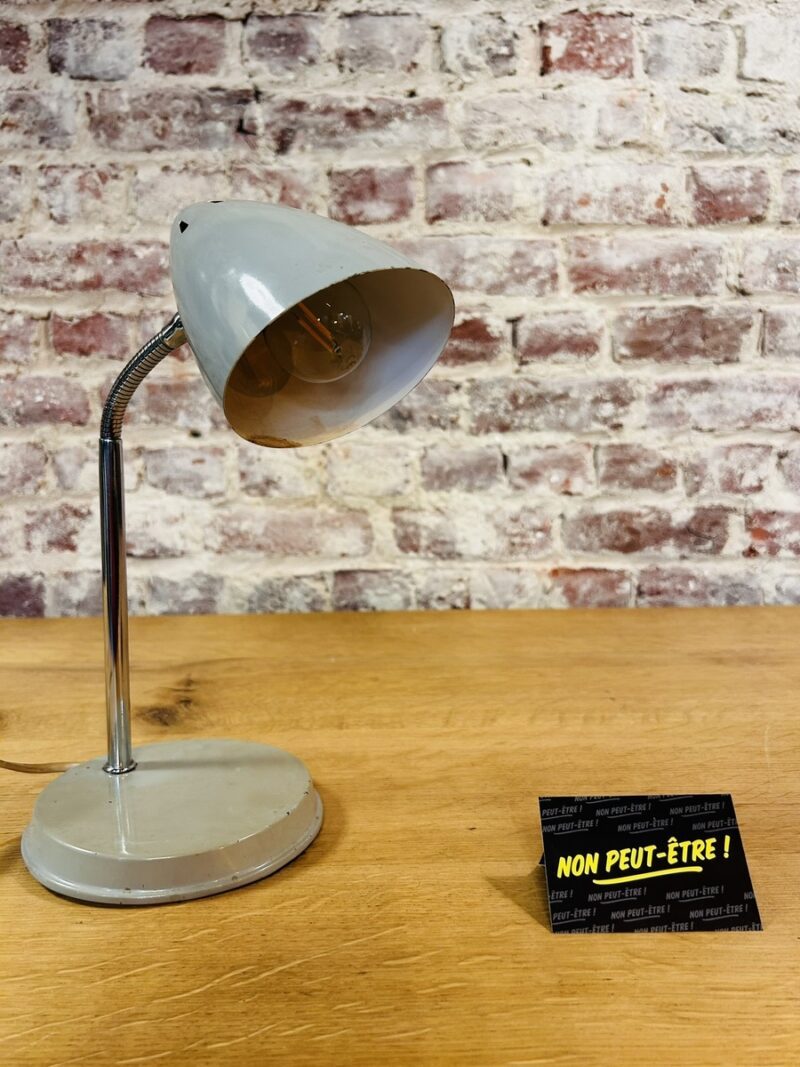 Grey vintage desk lamp from the 60s - Image 4