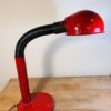 Lampe de bureau rouge industrielle