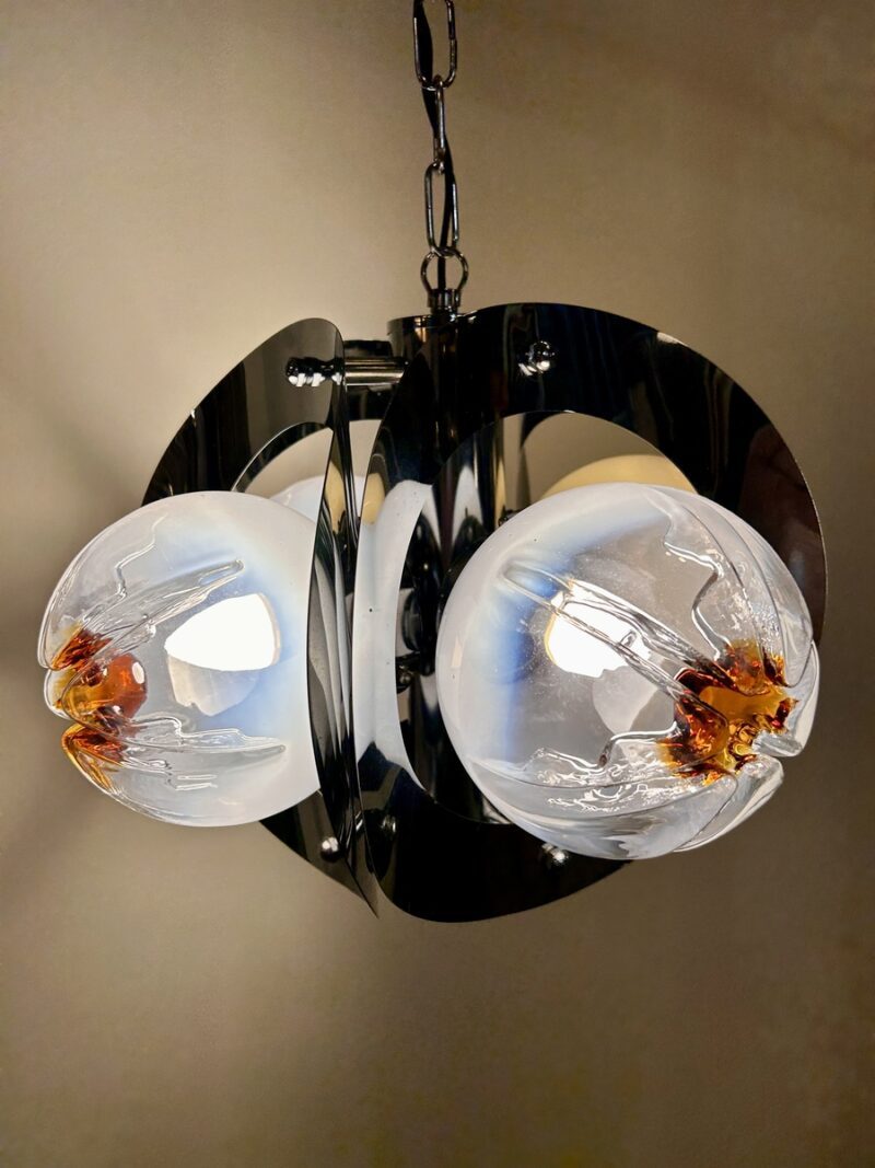 Suspension Murano en verre soufflé