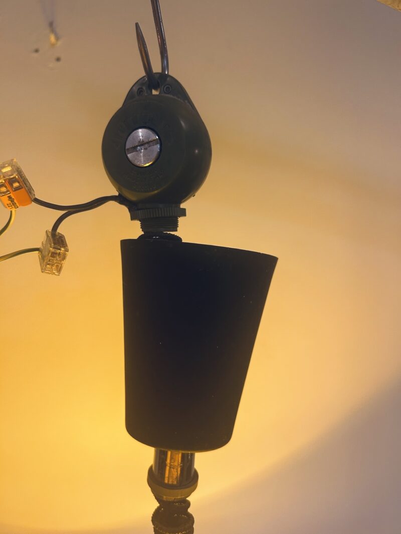 Suspension vintage space age Stilux jaune – Image 5