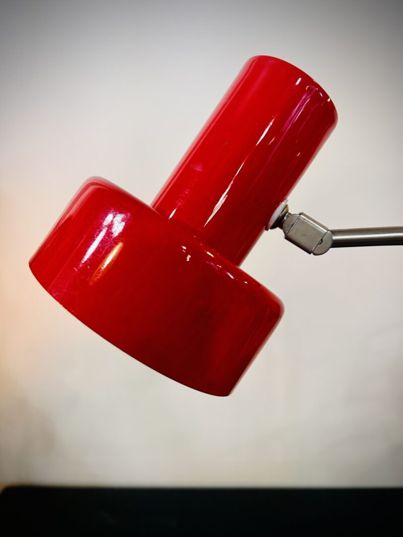 Lampadaire vintage “Good Vibes” – rouge vitaminé – Image 4