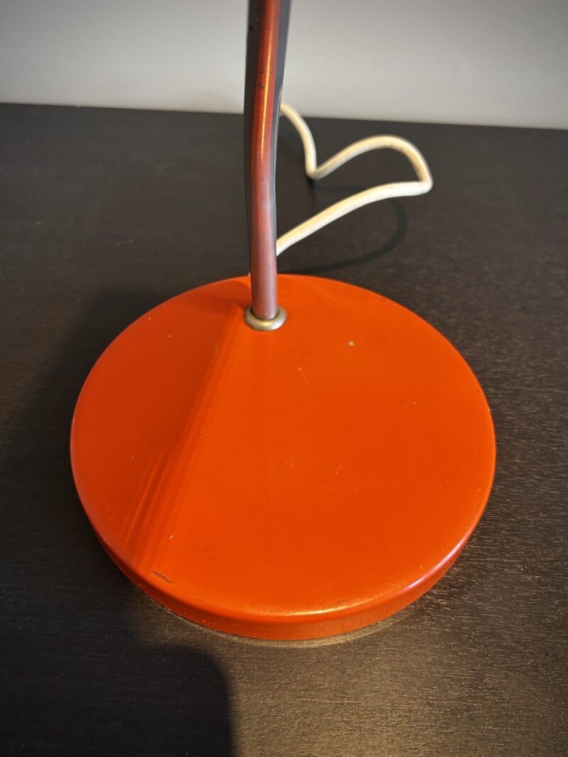 Retro orange desk lamp - Image 3