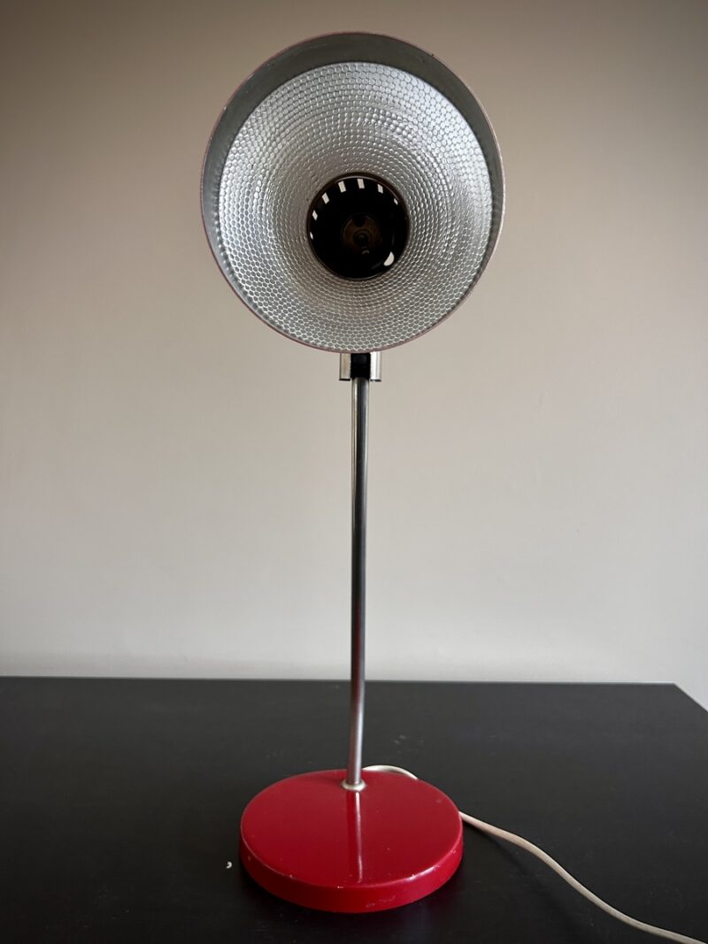 Red retro desk lamp - Image 5