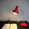 Poprode vintage bureaulamp - Afbeelding 7