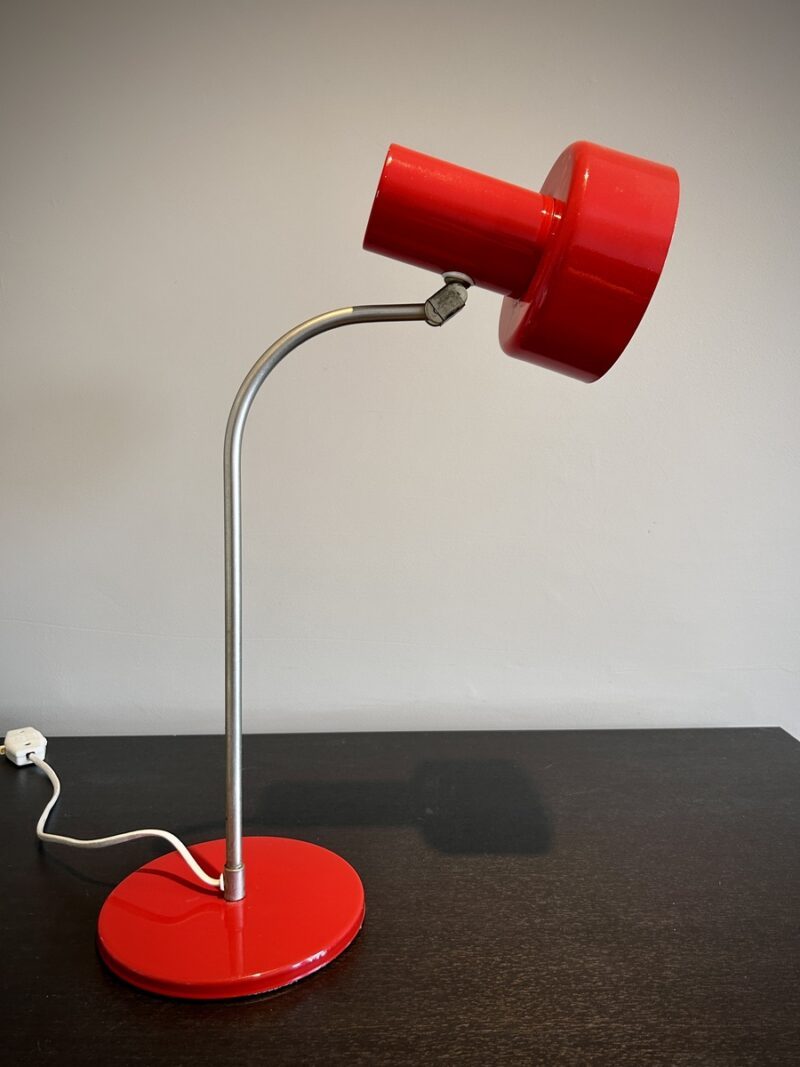 Lampe de bureau vintage rouge pop – Image 8