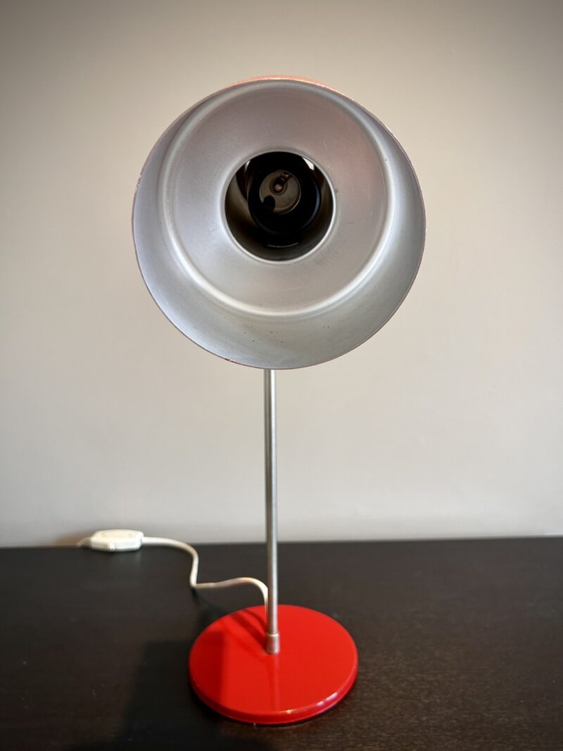 Lampe de bureau vintage rouge pop – Image 3