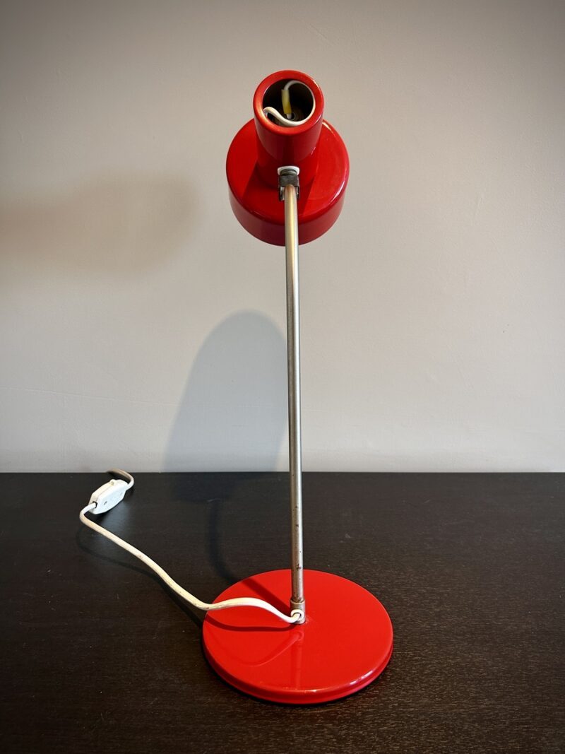 Lampe de bureau vintage rouge pop – Image 4