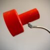 Poprode vintage bureaulamp - Afbeelding 6