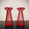 bougeoirs TRÅDIG rouges Ikea