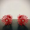 bougeoirs TRÅDIG rouges Ikea