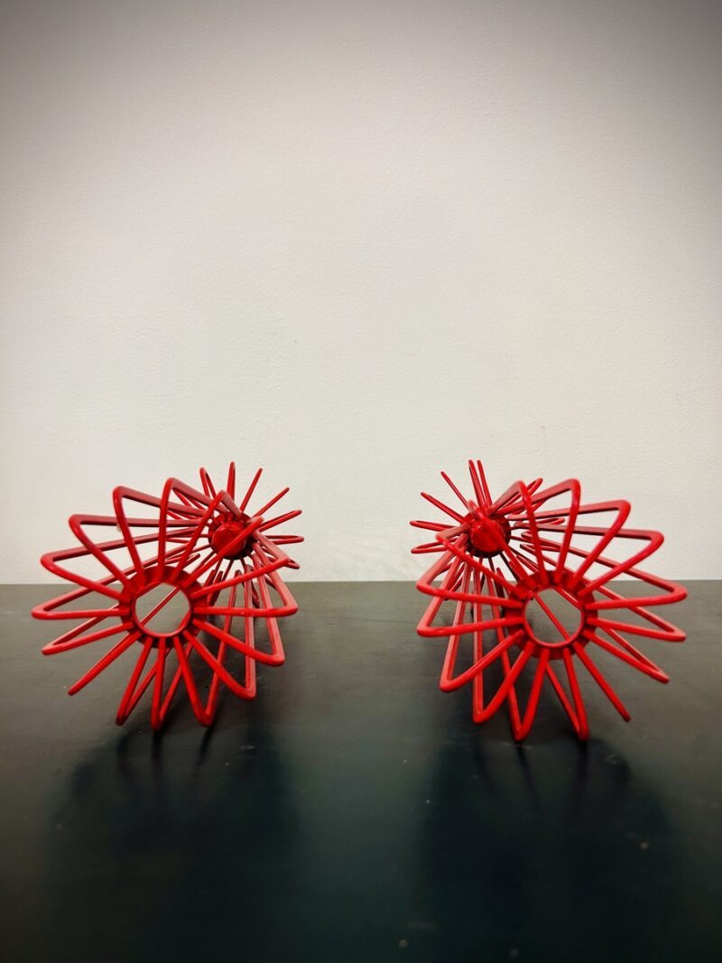 bougeoirs TRÅDIG rouges Ikea