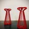 bougeoirs TRÅDIG rouges Ikea
