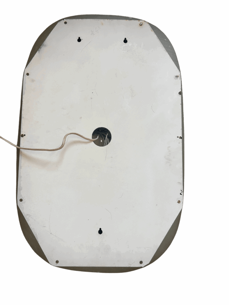 Miroir Hillebrand ancien, ARRIÈRE ET SYSTÈME ATTACHES