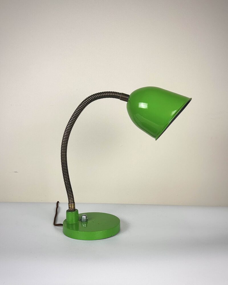 Lampe articulée verte – peps et vintage garanti