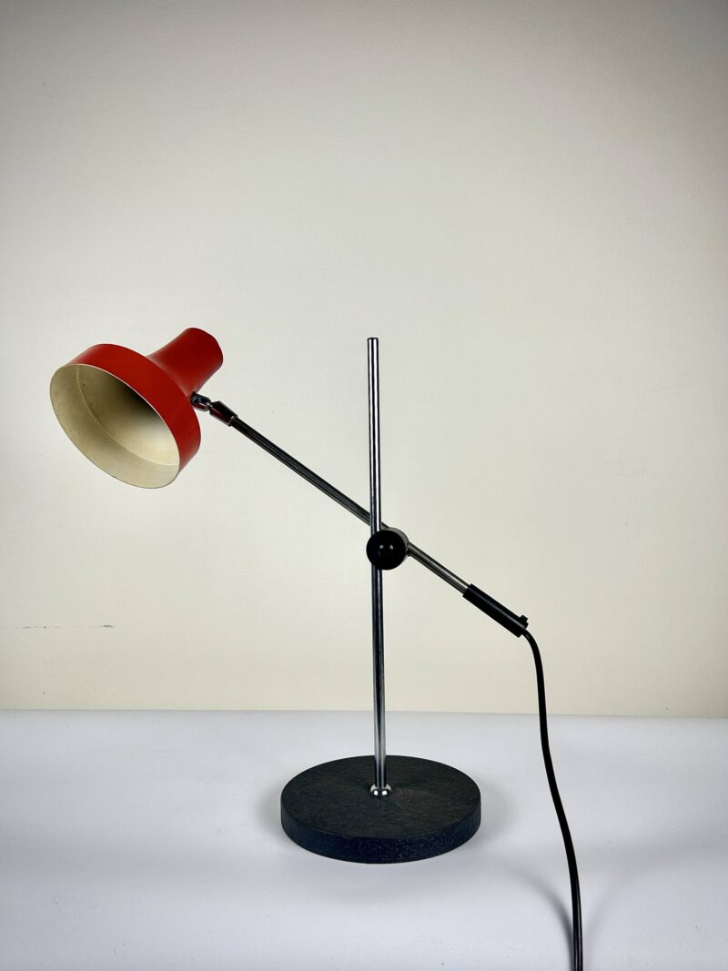Lampe articulée “Tomato Spot” – rouge et chrome – Image 4