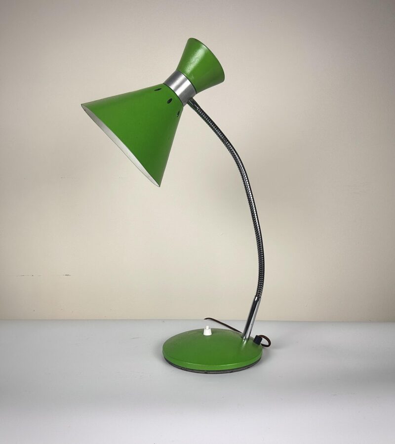 Lampe vintage articulée – vert peps